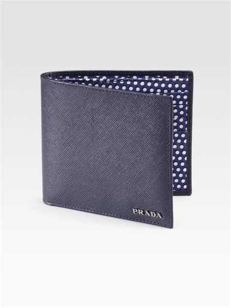 blue prada wallet men|More.